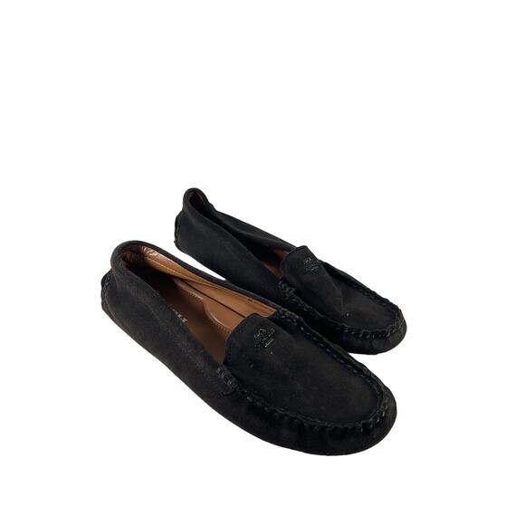 Coach Shoes - Coach Black Leather Casual Driver Loafers Women's Size 7.5B Preowned